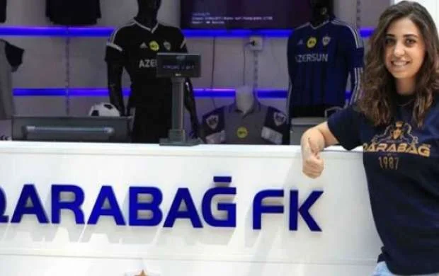 Əzizinəm "Qarabağ"... Bir xanımın azarkeşliyi - FOTOLAR 