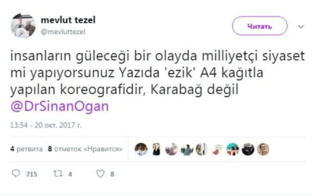 Türk yazar Azərbaycan xalqından üzr istədi - FOTO 