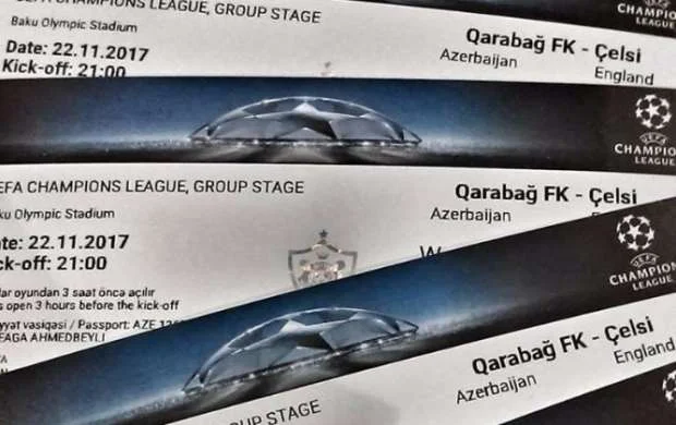 "Qarabağ" - "Çelsi" matçına neçə bilet satılıb? - SON DURUM 