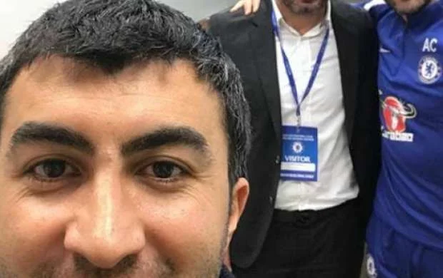Qurban Qurbanov "Çelsi"də: Konte onu belə qarşıladı - FOTO 