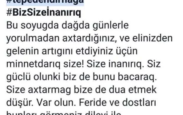İtkin alpinistlər üçün sosial aksiya başladı (FOTOLAR) 
