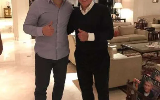 Zabit Səmədov Araz Ağalarovla bir arada - FOTO 
