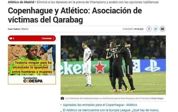 "Marca" qəzeti: "Qarabağ"ın qurbanlarının qarşılaşması" 