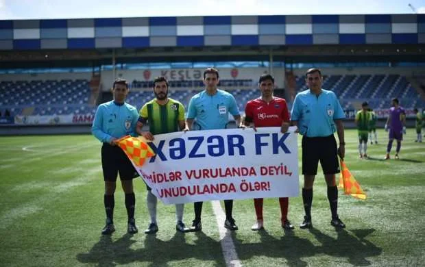 "Xəzər" Aprel şəhidlərini unutmadı - FOTO 