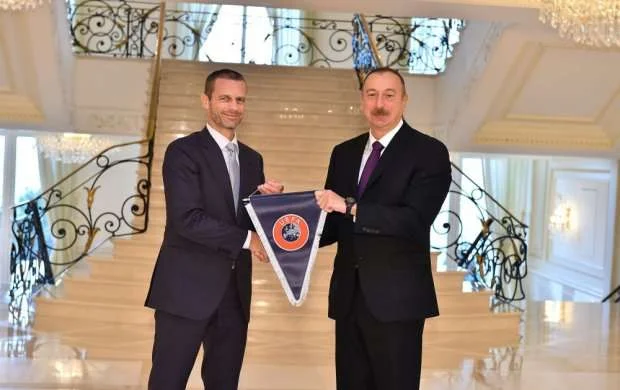 UEFA başqanı İlham Əliyevə məktub göndərdi 