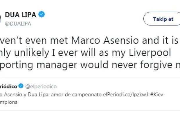 Dua Lipadan Asensio açıqlaması: gecəni birlikdə keçiriblər? 