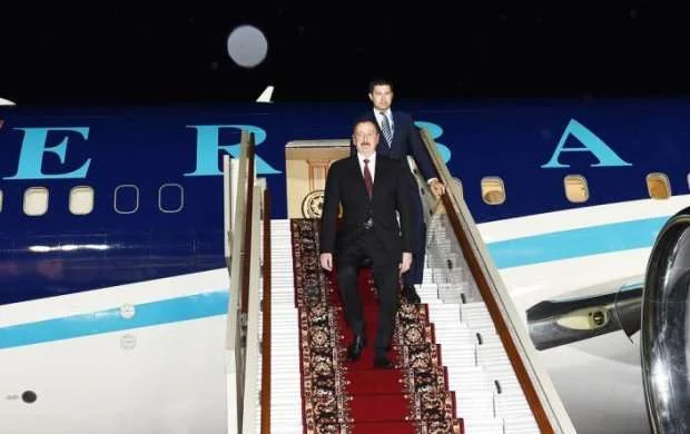 İlham Əliyev Rusiyada: "DÇ-2018"in açılışına qatılacaq - FOTOLAR 