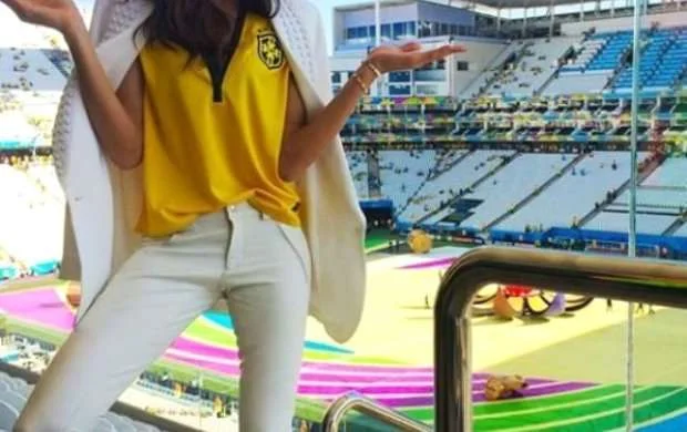"DÇ-2018": Braziliyalı model mundiala damğa vurdu - FOTOLAR 