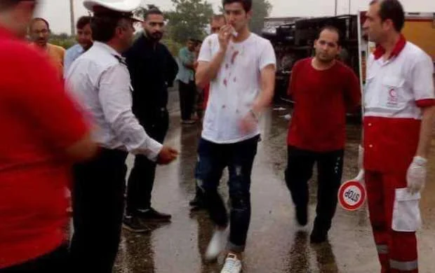 İran millisinin üzvü avtomobil qəzasına düşdü - FOTO 