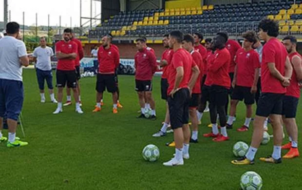 "Qəbələ" Lüksemburqda ilk məşqinə çıxdı 