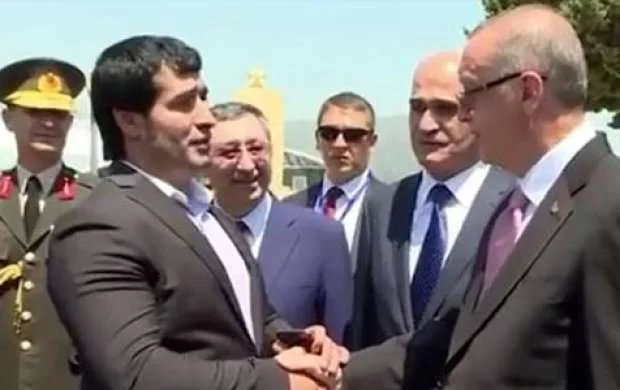 Ərdoğanla azərbaycanlı idmançının səmimi söhbəti - VİDEO 