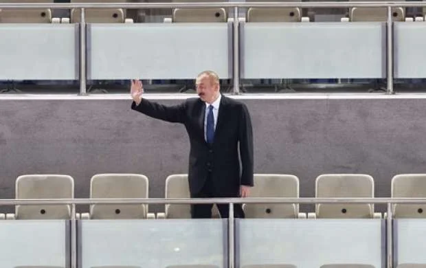 Prezident və ailə üzvləri Bakıda dünya çempionatını izləyir 
