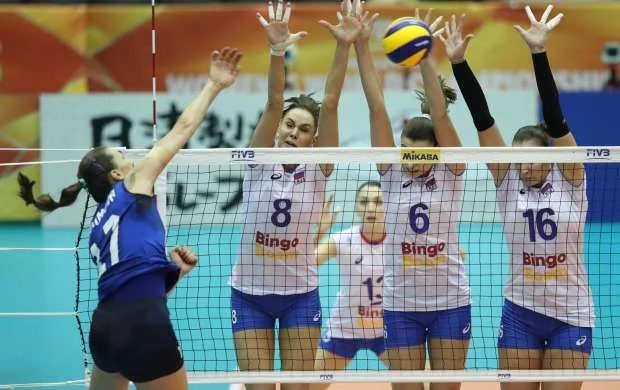 Voleybol millimiz dünya çempionatına ikinci məğlubiyyətini aldı - FOTOLAR 