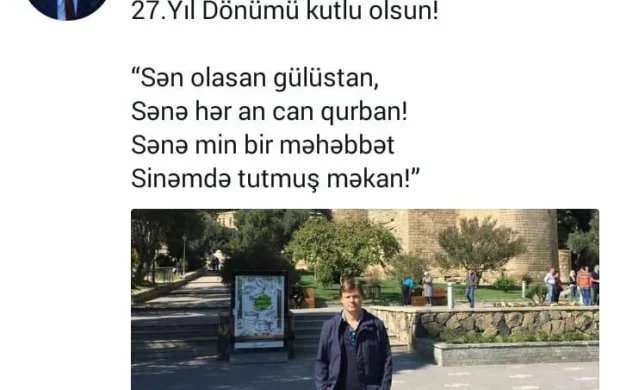 Məşhur türk mütəxəssis Azərbaycanı təbrik etdi - FOTO 