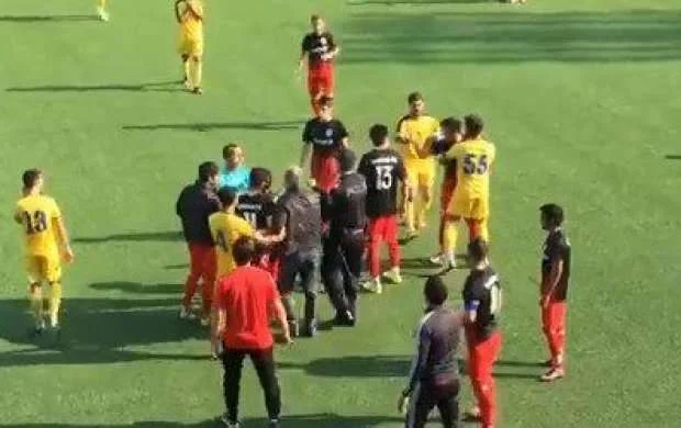 “FC Baku” - “Şahdağ” oyununda dava düşdü: meydana polis girdi - FOTOLAR 