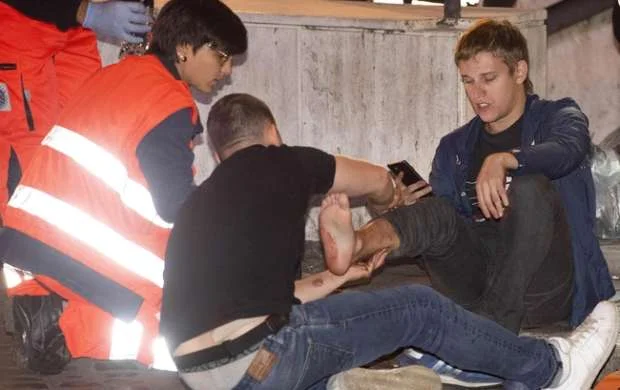 Roma metrosunda qəza: 30 rus azarkeş xəsarət aldı 