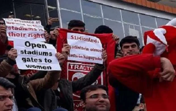 Təbriz stadionunda 70 min nəfər qadınlar üçün birləşdi - FOTO 
