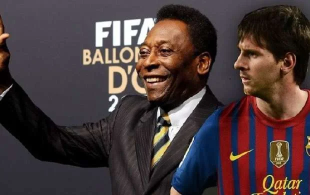 Messi yalnız Peledən geri qalır 