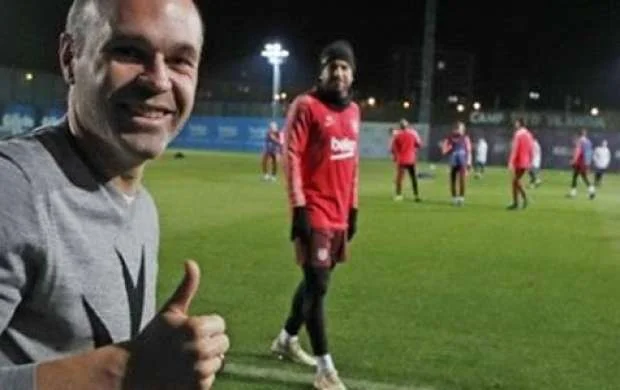 İnyestanı "Barselona"nın bazasında belə qarşıladılar - VİDEO 