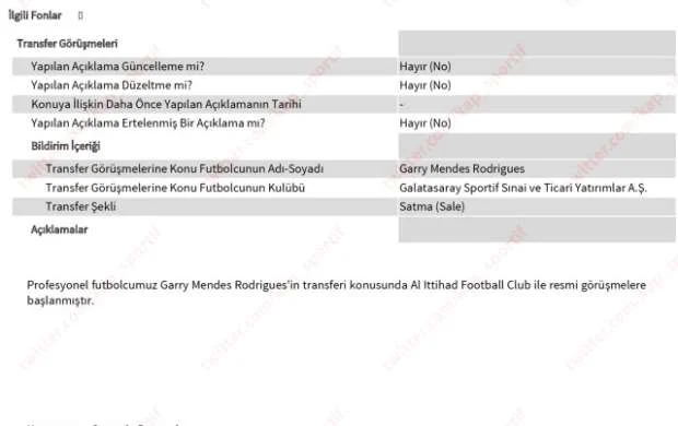 "Qalatasaray" futbolçusunu ərəblərə satdı - RƏSMİ 