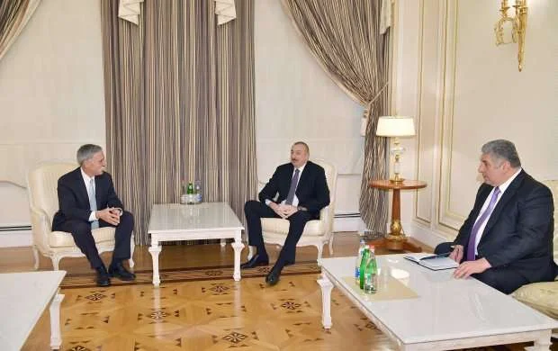 İlham Əliyev Formula-1 Qrupunun baş icraçı direktorunu qəbul edib - FOTO 