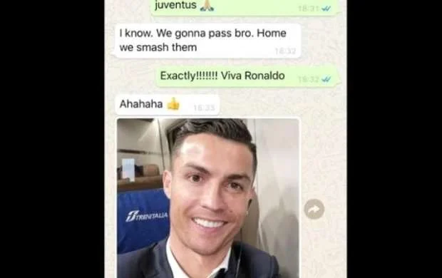Ronaldonun oyundan əvvəlki "WhatsApp" mesajı üzə çıxdı - FOTO 