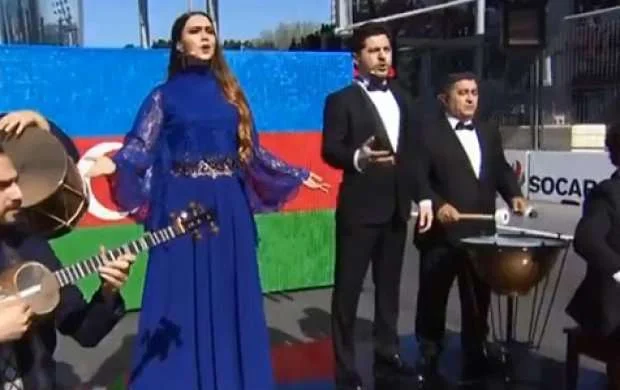 "Formula 1"in açılışında Azərbaycan himni yeni aranjimanda - VİDEO 