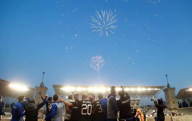 "Qarabağ"ın çempionluq atəşfəşanlığı - FOTOLAR 