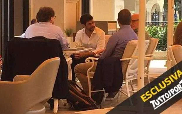 "Yuve"nin başqanı Bakıda Sarri ilə görüşdü - FOTO 