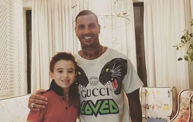 İlham Əliyevin nəvəsi məşhur futbolçu ilə - FOTO 