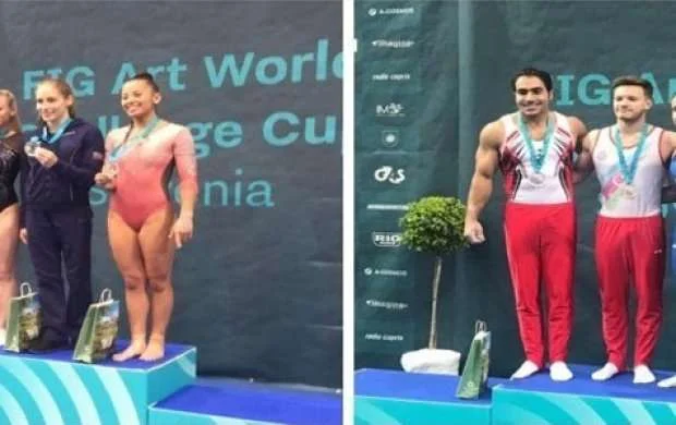 Azərbaycanın iki gimnastı Dünya Kubokunda qızıl medal qazandı 