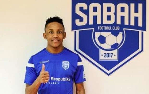Afrikalı futbolçu rəsmən "Sabah"da - VİDEO 