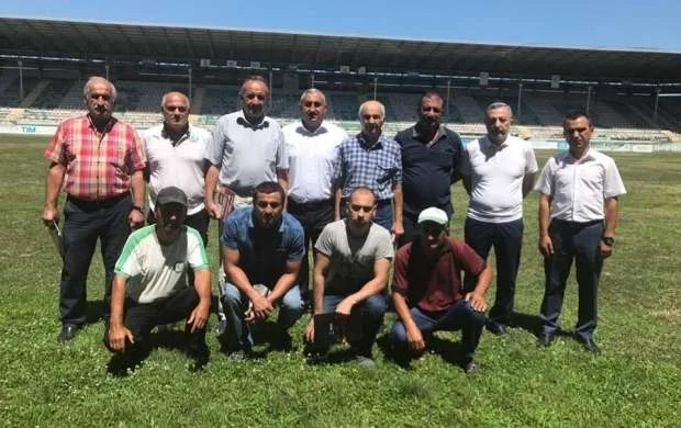 Nazim Süleymanov Lənkəranda futbol ictimaiyyəti ilə görüşdü - FOTOLAR 