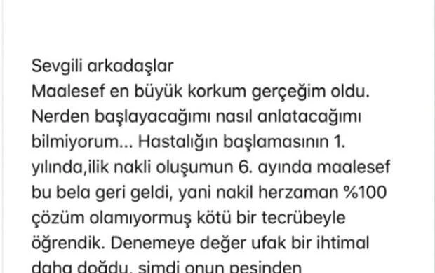 İkinci dəfə xərçəngə tutuldu - FOTOLAR 