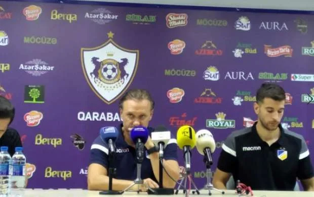 APOEL-in baş məşqçisi: "Bakıda "Qarabağ"a qalib gələ bilərik" 