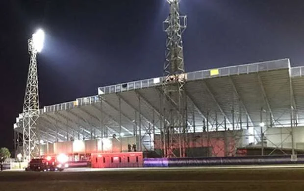 Futbol stadionunda atışma: Çox sayda yaralı var 