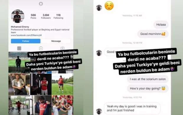 Daha bir ulduz futbolçunun mesajları ifşa olundu - FOTOLAR 