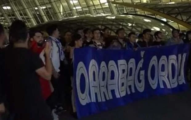 "Qarabağ" belə qarşılandı - VİDEO 