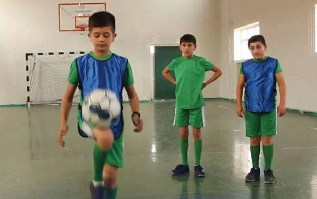 Tovuzda uşaq futboluna xidmət edən layihə - VİDEO 