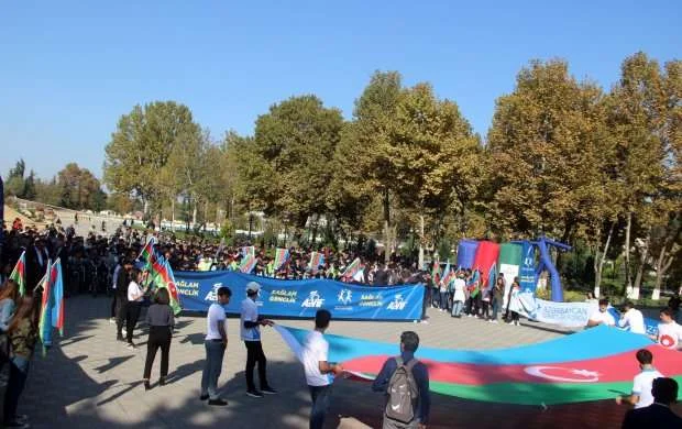 Qazaxda “Sağlam gənclik” veloyürüşü keçirilib - FOTOLAR 