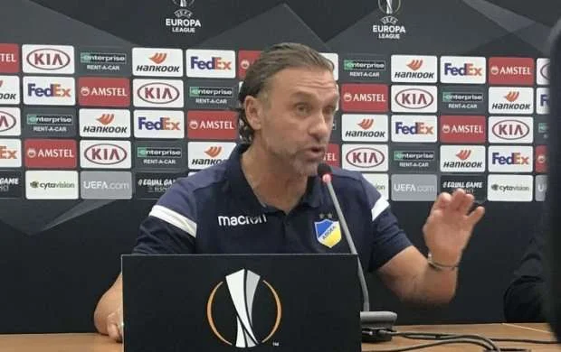 APOEL-inin baş məşqçisi: "Daha yaxşı oynamağı bacarırıq" 