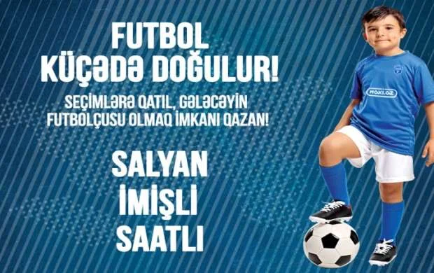 “Sabah” futbol akademiyasına seçimlər başlayır 