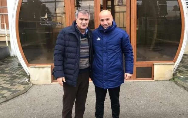 Şenol Güneş Bakıya gəldi - FOTO 