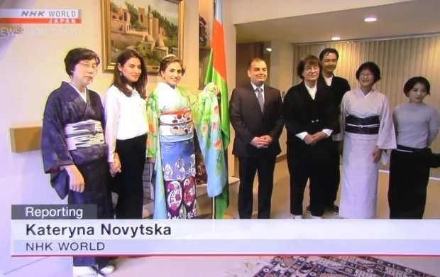 NHK World telekanalı “Tokio-2020” üçün hazırlanmış Azərbaycan kimonosu barədə süjet yayımlayıb 