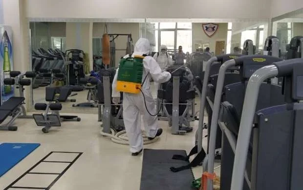 “Qarabağ”ın bazasında dezinfeksiya işləri aparıldı - FOTOLAR 