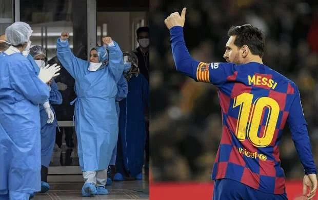 Messi həkimlərə təşəkkür etdi: "Adsız qəhrəmanlar"..." 