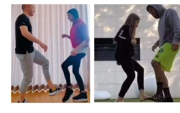 Neymar, İnyesta, Suares... - Ulduzlar "Oh Na Na Na" çellencinə qoşularaq rəqs etdilər (VİDEO) 