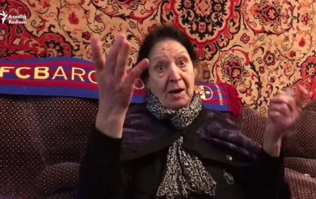 Azərbaycanlı nənə: "Messi, mən səni sevirəm" - VİDEO 