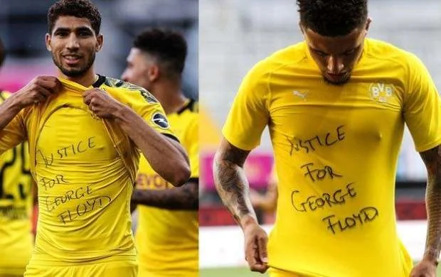 "Borussiya" futbolçularından Corc Floyda dəstək: "İrqçiliyə birlikdə qalib gələcəyik" 