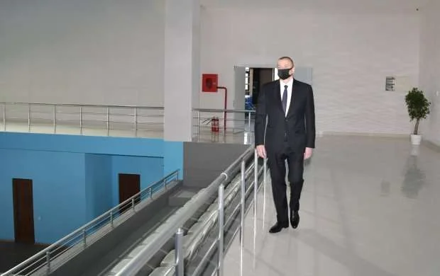 Prezident yeni Olimpiya İdman Kompleksinin açılışını etdi - FOTOLAR 